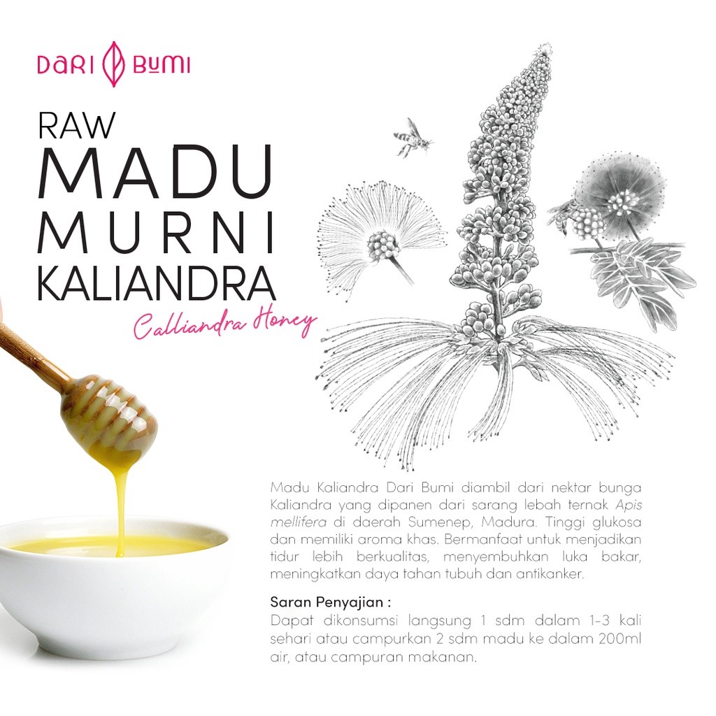 

Dari Bumi Madu Murni Kaliandra 1 Kg Raw Honey Premium