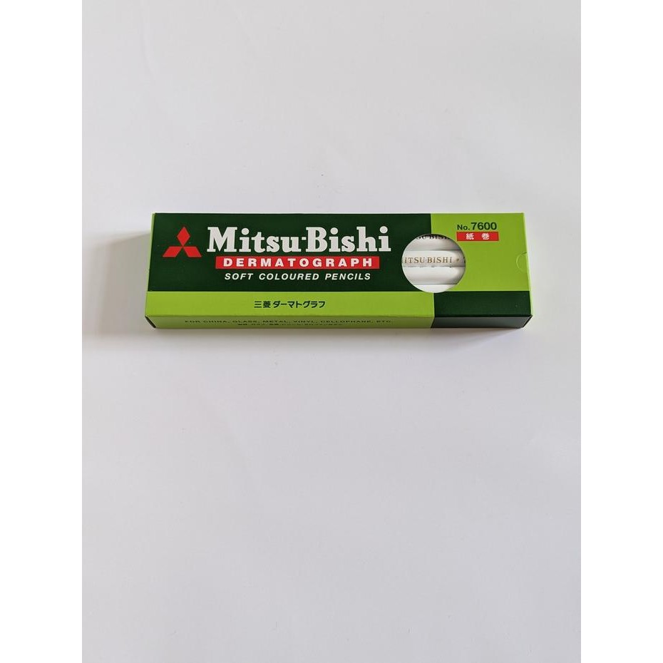 

Ready JT Pensil kaca mitsubishi 7600 dermatograph pencil putih White