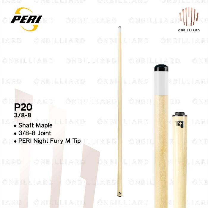 PERI P20 SHAFT Maple Radial Shaft Only Kayu Low Deflection Billiard