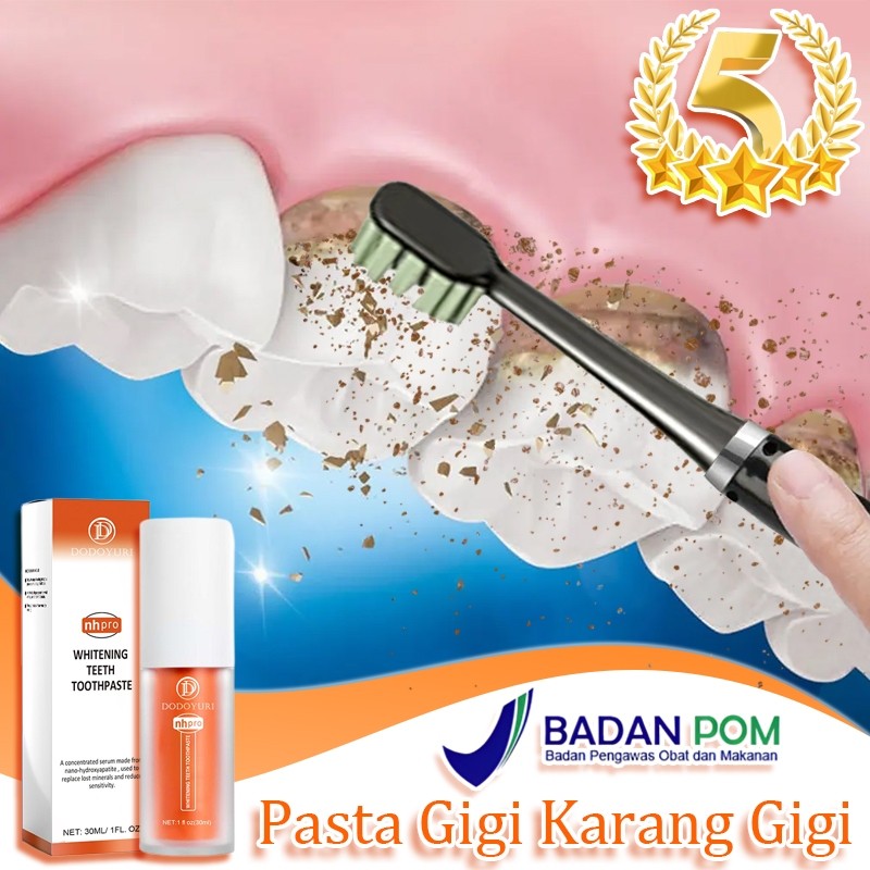 Odol pemutih gigi dan karang gigi penghilang karang gigi perontok karang gigi paling ampuh 30ml