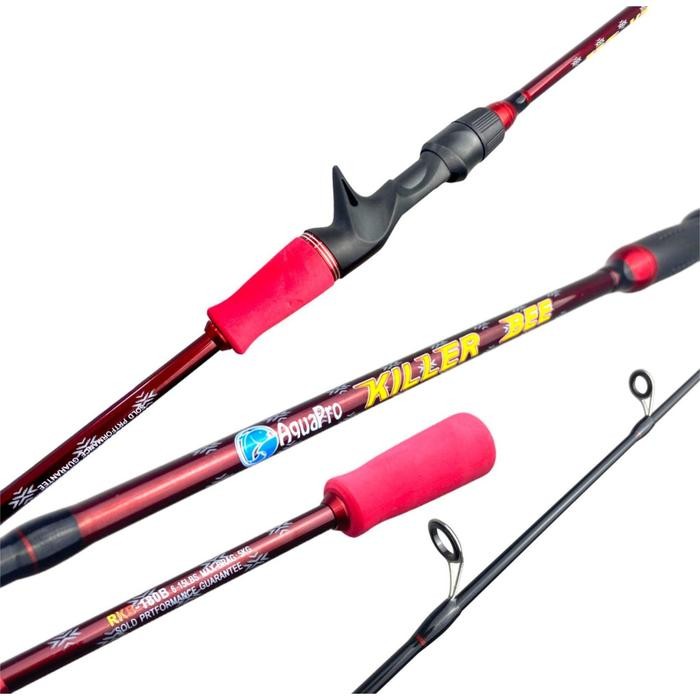 Aquapro Joran Pancing Spinning Casting Lentur Action Light Fishing Solid Carbon Fishing Bait