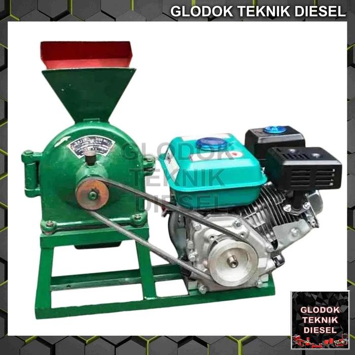 

Mesin Giling Tepung Ffc 15 + Mesin Bensin Gx 160 5,5 Hp Gilingan