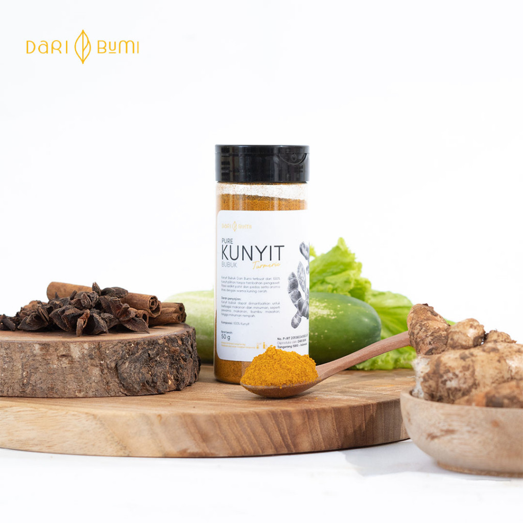 

Dari Bumi Kunyit Bubuk 50 Gr Premium Turmeric Powder