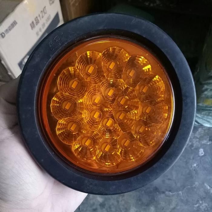 Lampu Sen Stop Truk Led Bulat 24Volt