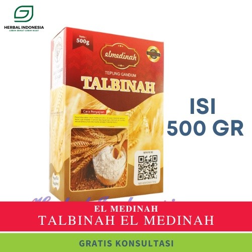 

Tepung Talbinah El Medinah Resep Thibb Nabawy isi 500 gr Tepung Gandum 100% Original