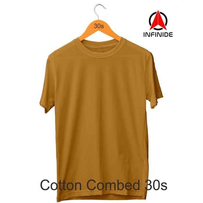 

Terlaris Kaos Polos Oblong Kuning Kunyit Pendek Combed 30S Murah