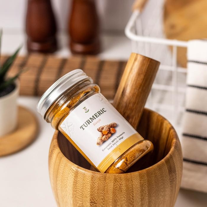 

Terlaris Tani Organic Bubuk Kunyit 50 Gram Non Msg Turmeric Powder