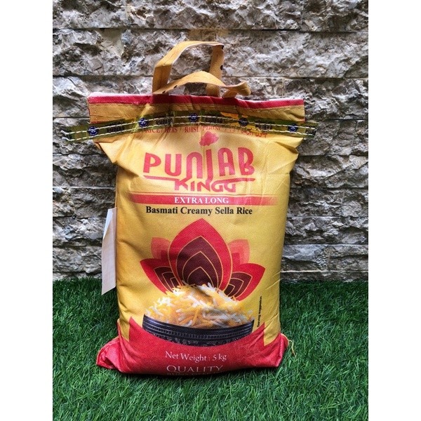

Punjab King Basmati Rice / Beras basmati 5kg ORIGINAL EXP 2027