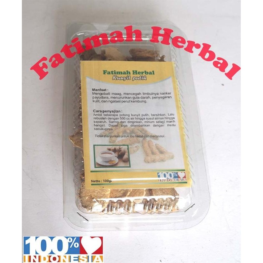 

Terlaris Kunyit Putih Asli - Curah - Kunyit Putih Potong - 100 Gram Halal
