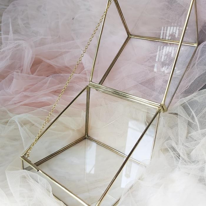 Fresh Finds Kotak Seserahan Wedding Ring Box Terarium Kalung Cincin Gelang Mahar