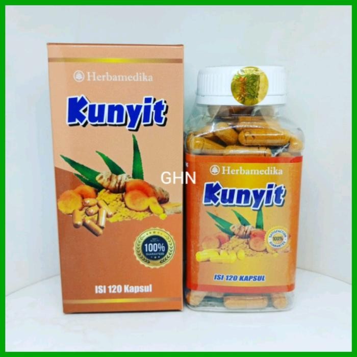 

Terlaris Kapsul Kunyit Herbamedika Isi 120