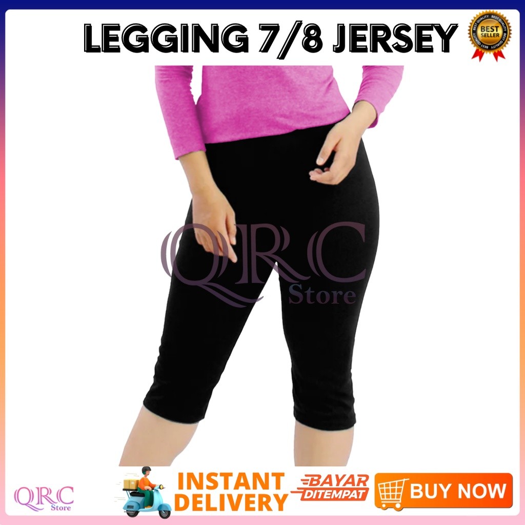 Pola Mewah Legging Pendek Wanita, Lejing Cewek, Celana Pendek Perempuan, Celana Selutut, Spandek