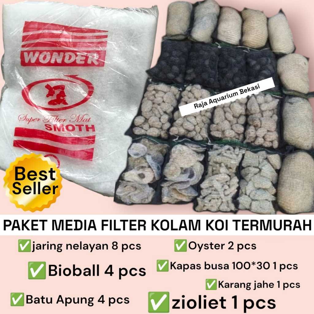 paket media filter kolam koi siap pakai / media filter kolam koi / media filter
