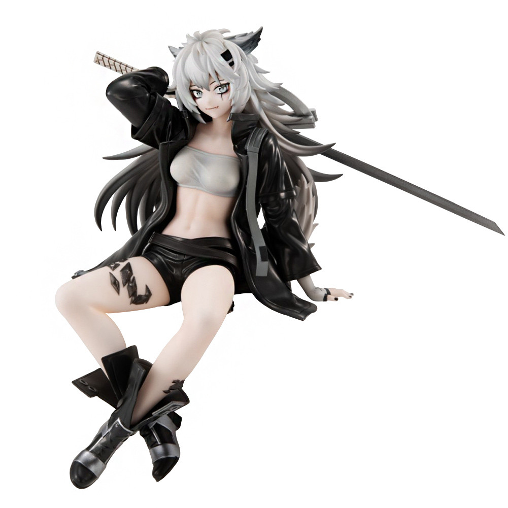 Anime Figure Lappland Sitting Posture Action Figures Lappland Figurine DollPvcModelToys14Cm