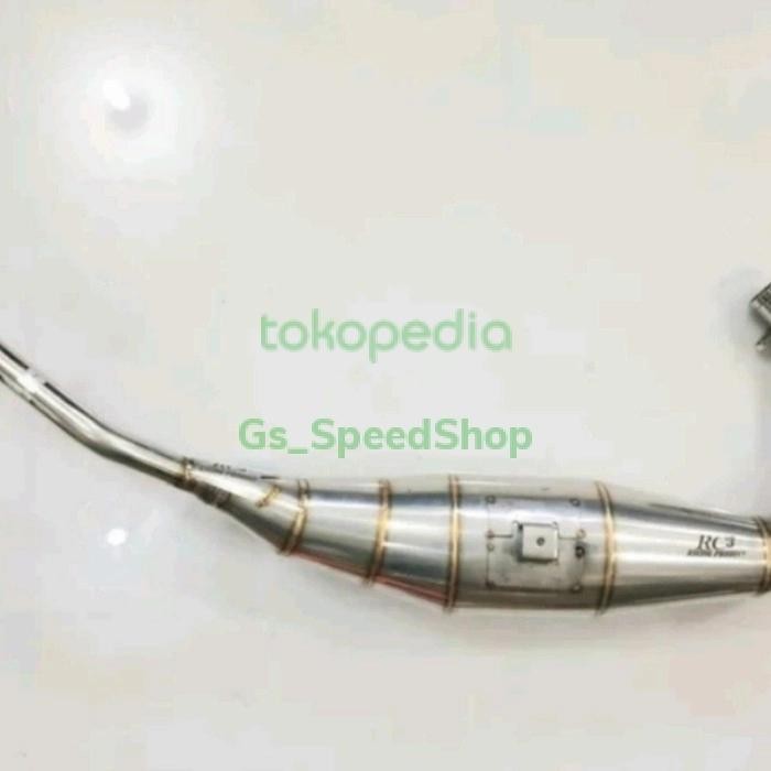 Perut Tabung Gembung Knalpot RC3 Ninja 150 RR SS R Tipe Leher L