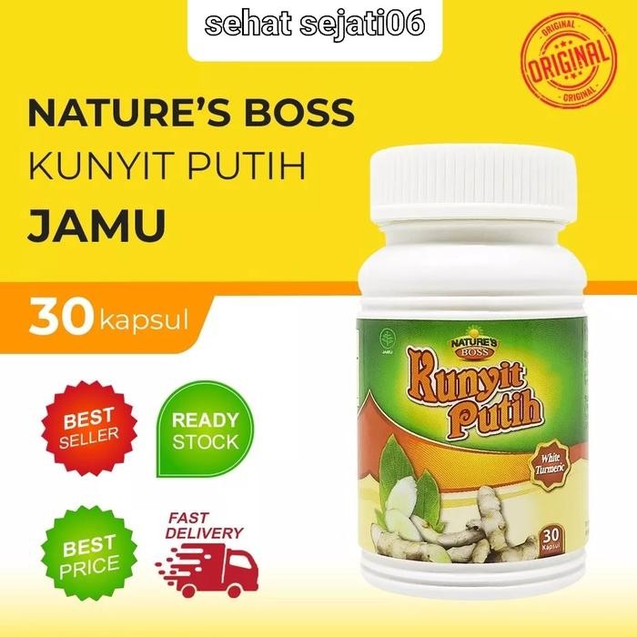 

Terlaris Nature'S Boss Kunyit Putih Isi 30 Kapsul