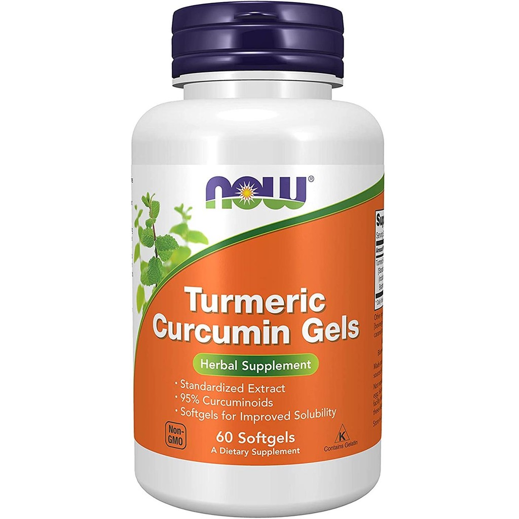 

Terlaris Now Turmeric Curcumin Kunyit Isi 60 Softgel