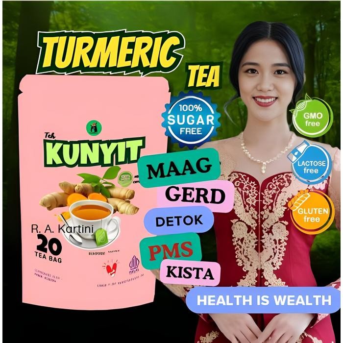 

Terlaris Teh Kunyit / Turmeric Tea 100% Organik Teh Herbal Teh Rimpang Bpom Jsr Teh Celup Rempah Teh