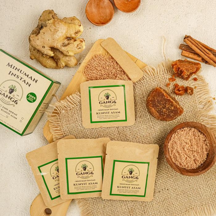 

Terlaris Kunyit Asem Serbuk (15 Gr X 5 Sachet)