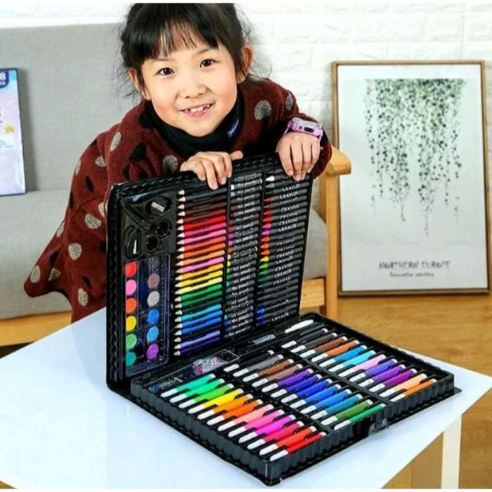 

ART SET 150PCS PENSIL WARNA SET ALAT LUKIS ANAK KRAYON SET