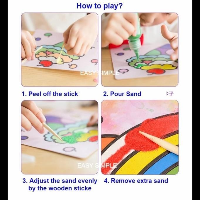 

Alat Lukis Mewarnai Gambar Pasir Warna Ajaib Kado Anak Perempuan Laki BISA FAKTUR!