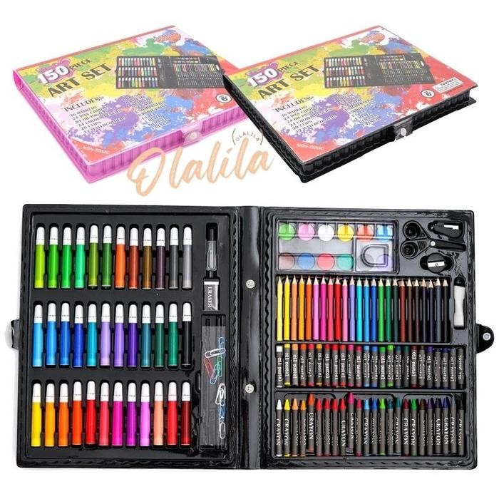

Art Set Isi 150 Pcs Pensil Warna Set Anak Crayon Full Set Alat Lukis