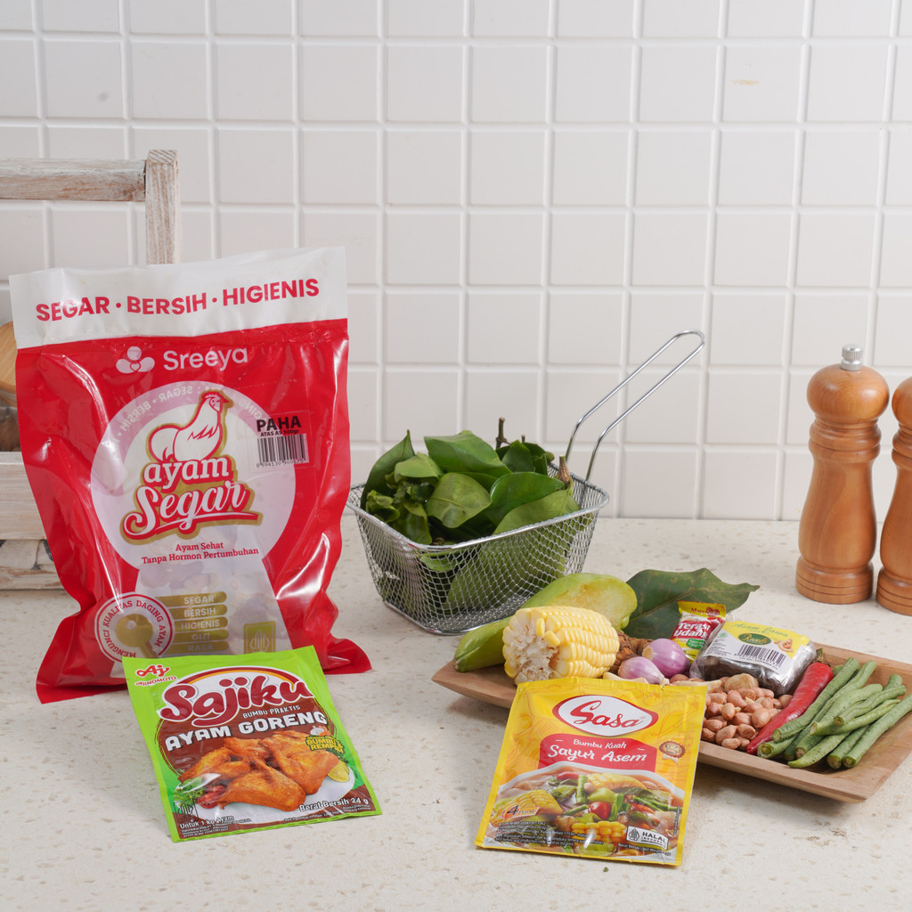 

Sayurbox x Sirka Bundle Paket Masak Ayam Goreng & Sayur Asem 1 pack