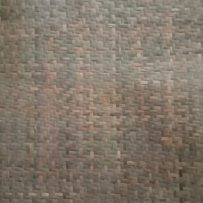 JTTOP" ANYAMAN KULIT BAMBU LEMBARAN 1X2 METER POLOS UNTUK ATAP PLAFON DINDING GAZEBO