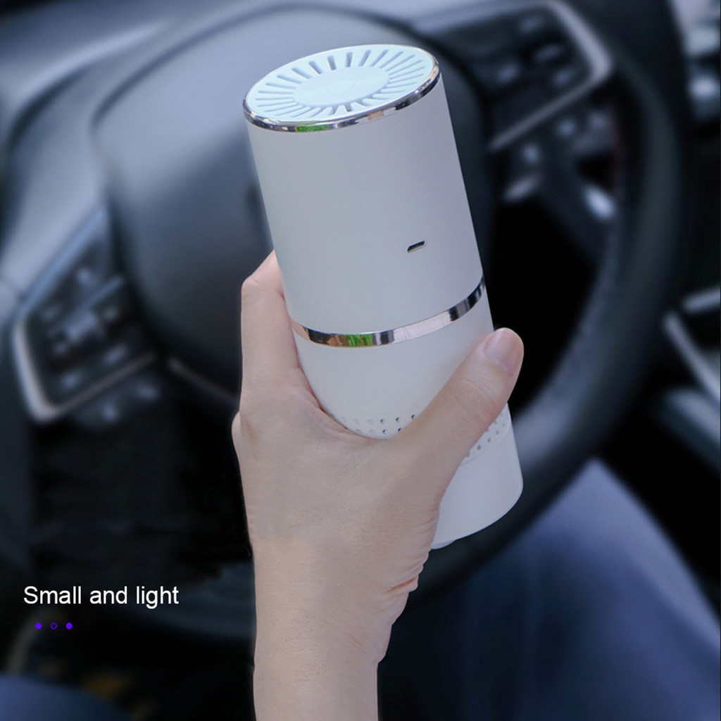 Mini Air Purifier, USB Professional Portable Car Air Purifier Mini Household Desktop Air Purifier Wh