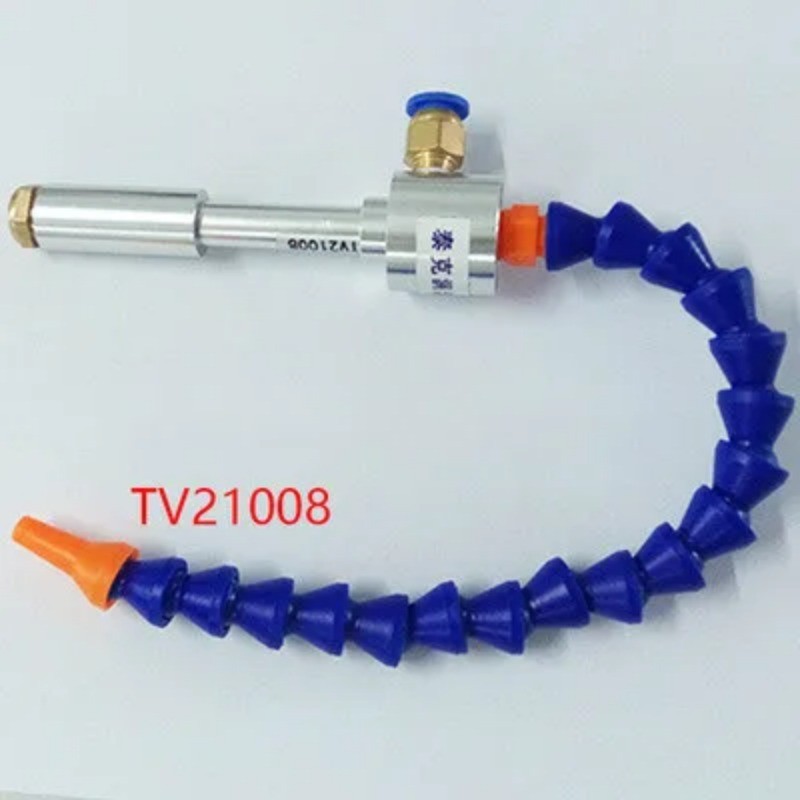 Mini All Aluminum Alloy Vortex Tube Cooler TV21008 Vortex Refrigerator Cyclone Refrigeration Tube Co