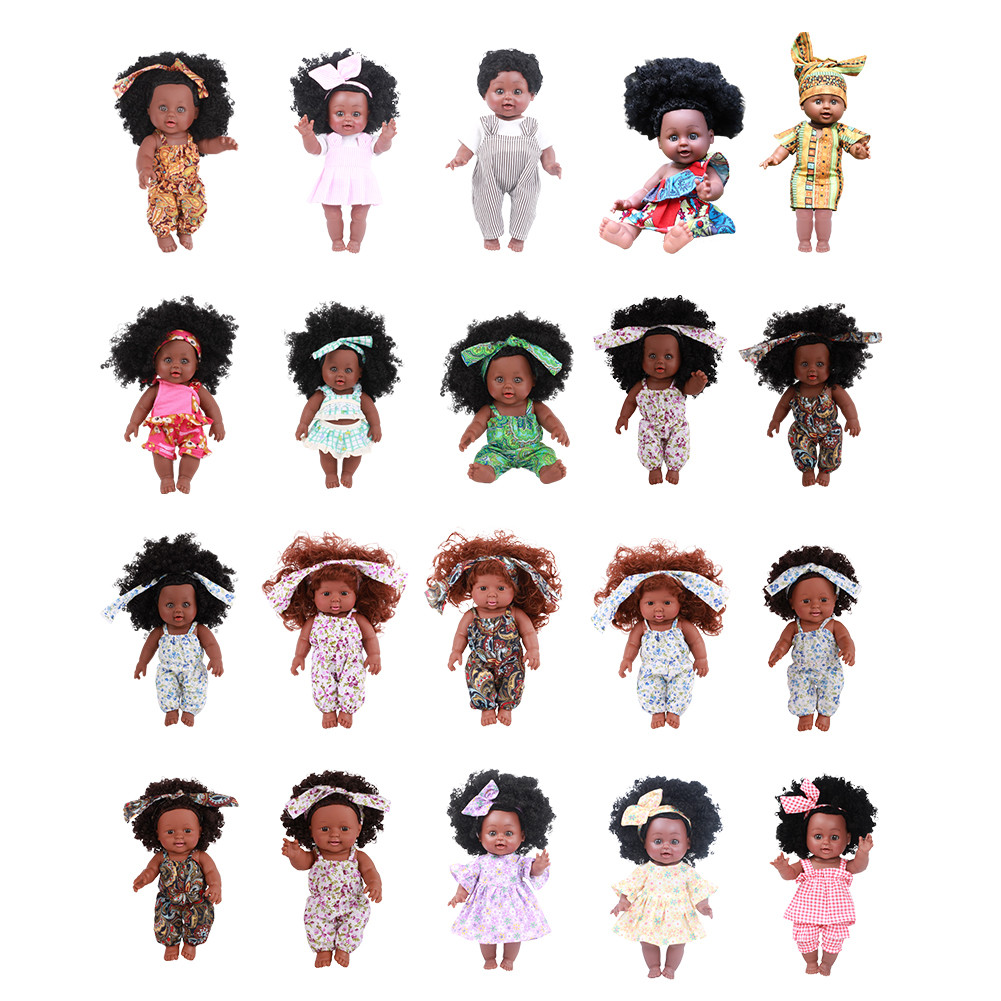 

Mini Lifelike Simulation Baby Doll Kid Toddler Sleep Playmate Cloth Doll Realistic Dressed Toy Children Day Gift