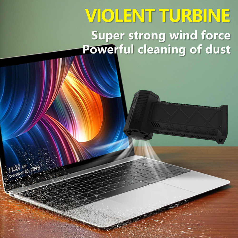 

Mini Turbo Jet Fan Rechargeable Electric Air Blower 130000RPM Air Duster Jet Dry Blower for Computer Keyboard Outdoors Car Home