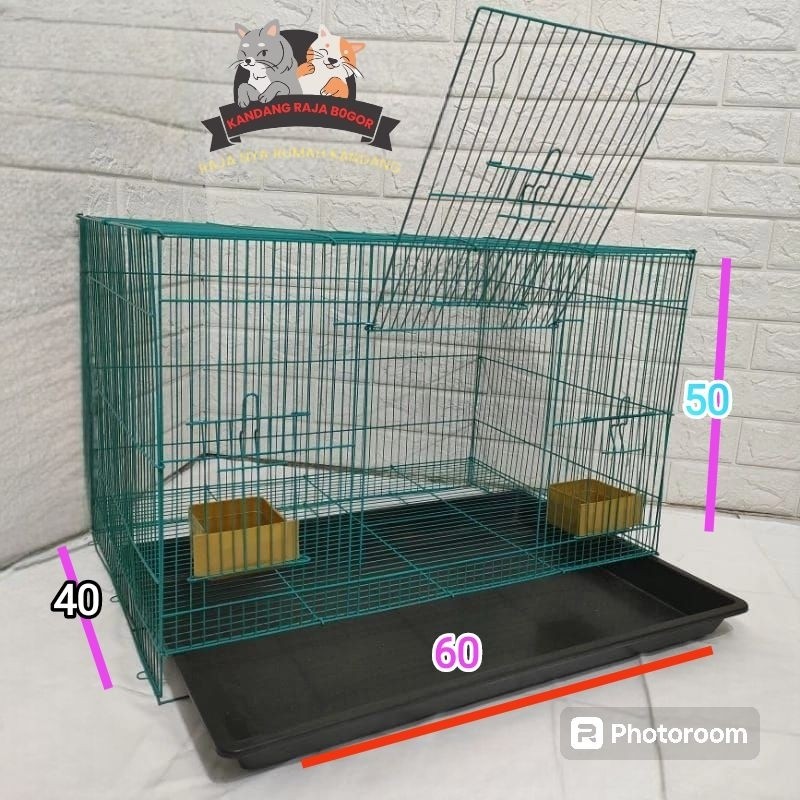 KANDANG KUCING SIZE L (60X40X50) ternak umbaran burung iguana kelinci kenari