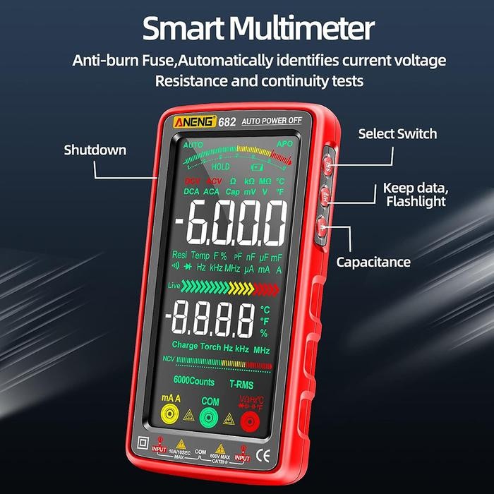 Terbaik Multitester Digital Multimeter Avometer Volt Multi Tester