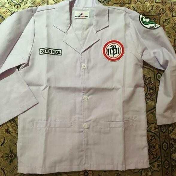 Baju dokter anak TK- Jas Dokter anak lucu- Jas dokter anak unisex - XS