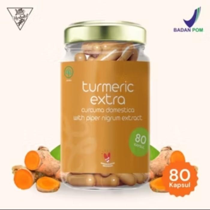 

Terlaris Curcuma Longa & Piper Negrum Extract Kapsul - Turmeric (Kunyit) With Black Pepper Capsules