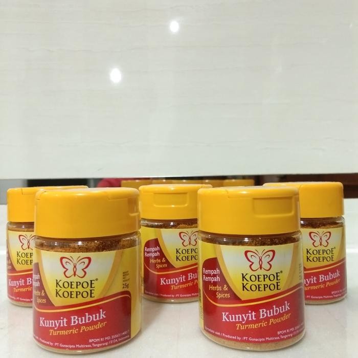 

Terlaris Kunyit Bubuk Koepoe Koepoe Turmeric Powder 25 Gram