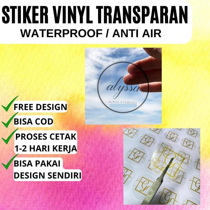 

Cetak Stiker Vinyl Transparan Anti Air - Harga Tercantum Untuk 100pcs Stiker - Stiker Makanan Stiker