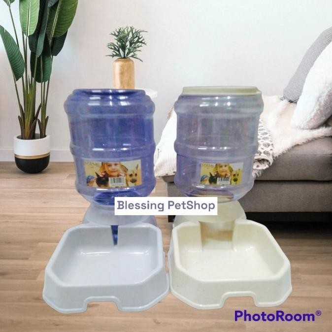 

Dispenser galon makanan dan minuman hewan,anjing,kucing 3.8Litter