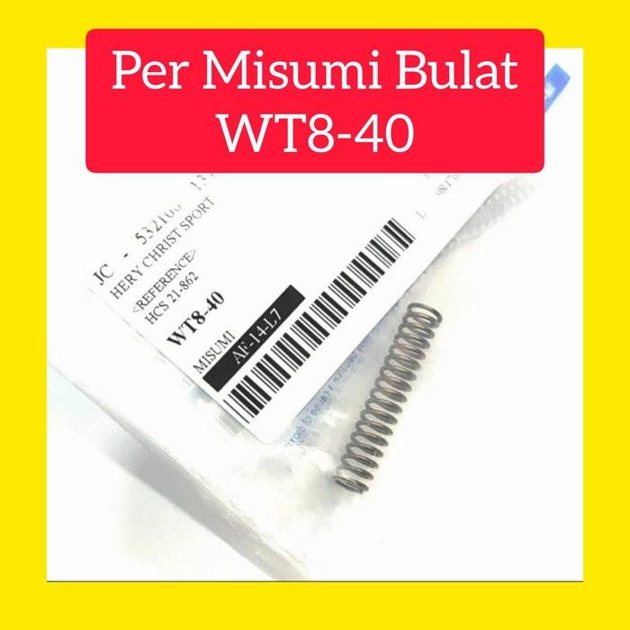 Ready Per Misumi Bulat WT od8 40mm - Per Pcp - Per Valve Pcp - Misumi Ori