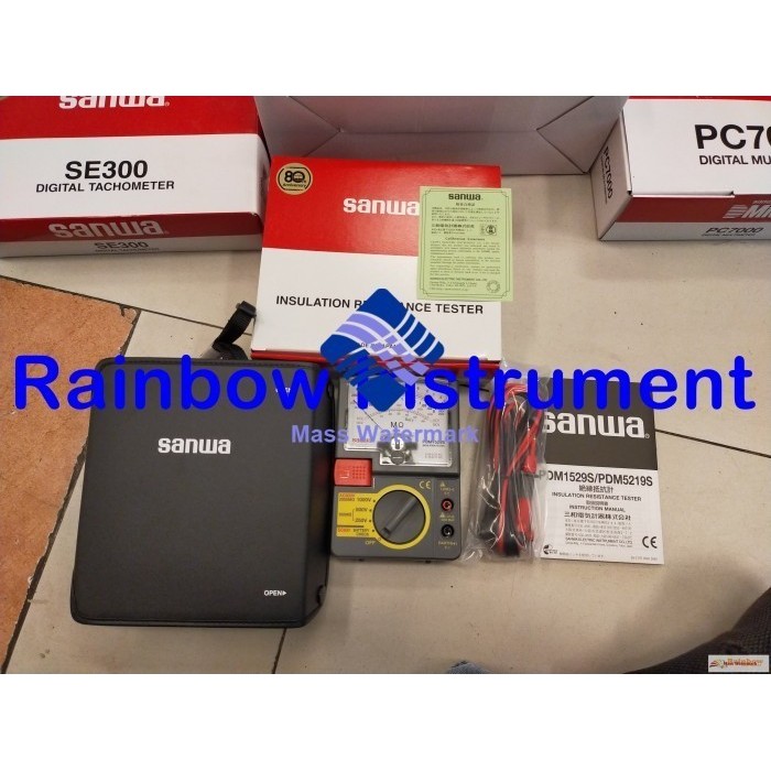 SANWA PDM1529S ANALOG INSULATION TESTER PDM 1529 SANWA ORIGINAL BEST SELLER
