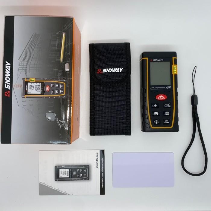 SNDWAY METERAN LASER DIGITAL DISTANCE 100 METER KUALITAS TERBAIK