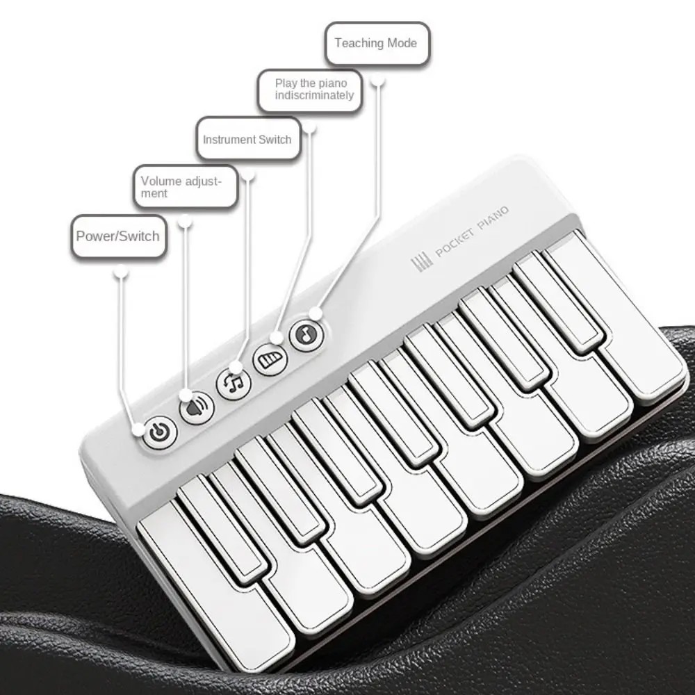 Mini Piano Pocket Electronic Keyboard Mini Electronic Organ Portable Piano Cute Gamer Custom
