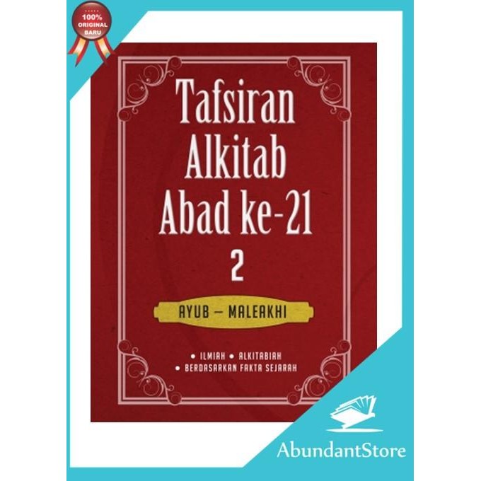 

TERBARU!!! TAFSIRAN ALKITAB ABAD KE-21 JILID 2 - AYUB - MALEAKHI READY