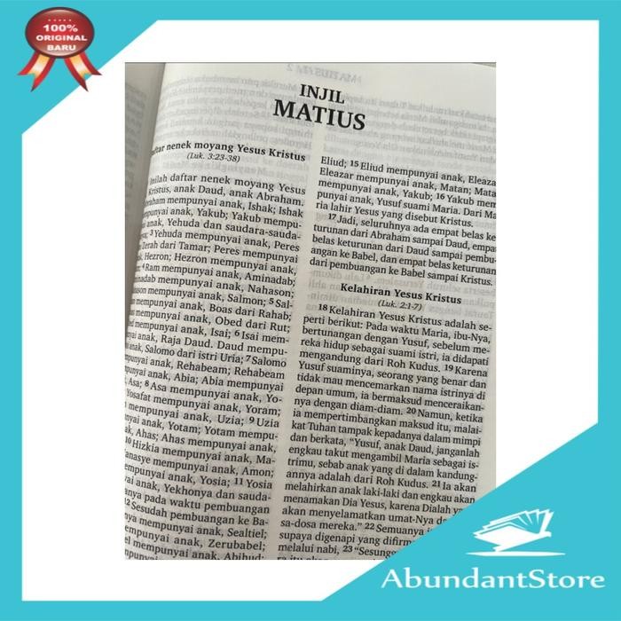 

SALE ALKITAB UKURAN KECIL SAMPUL KAIN RESLETING MOTIF THREE COLOR - TB2 034 TI READY