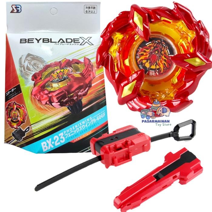ASLI Mainan Gangsing Beyblade X Set Launcher BX-23 Phoenixwing Beyblade X