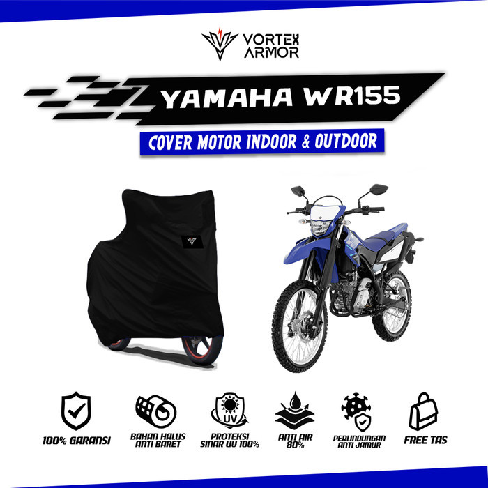 Cover Motor Yamaha WR155 / Sarung Motor WR155 / Selimut WR155
