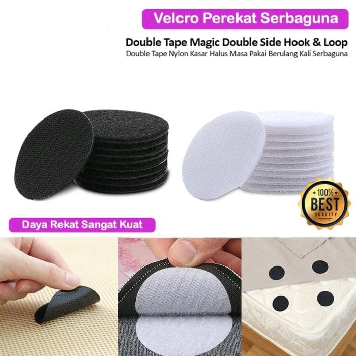 Tape Perekat Kain Karpet Selimut Keset Dua Sisi Tempel Sprei Anti Slip