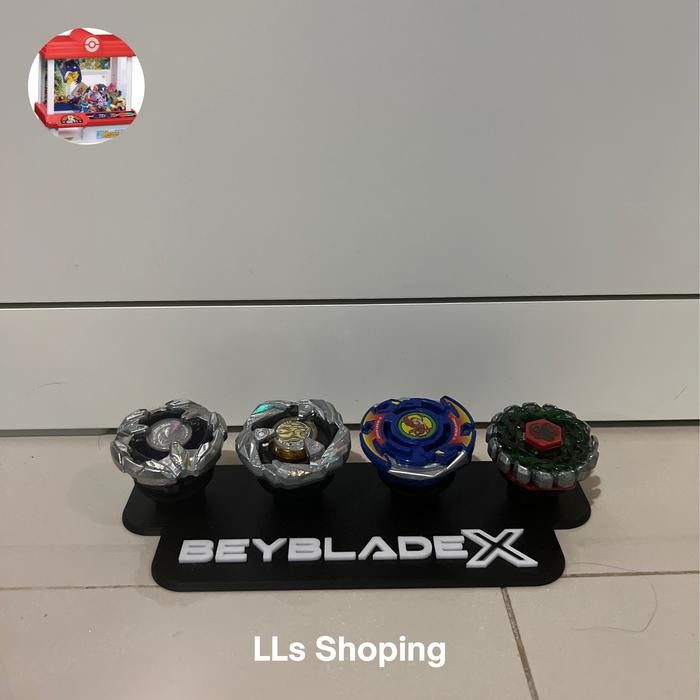 ASLI Stand Beyblade X / Standing Case Beyblade / 4 in 1 Standing Beyblade