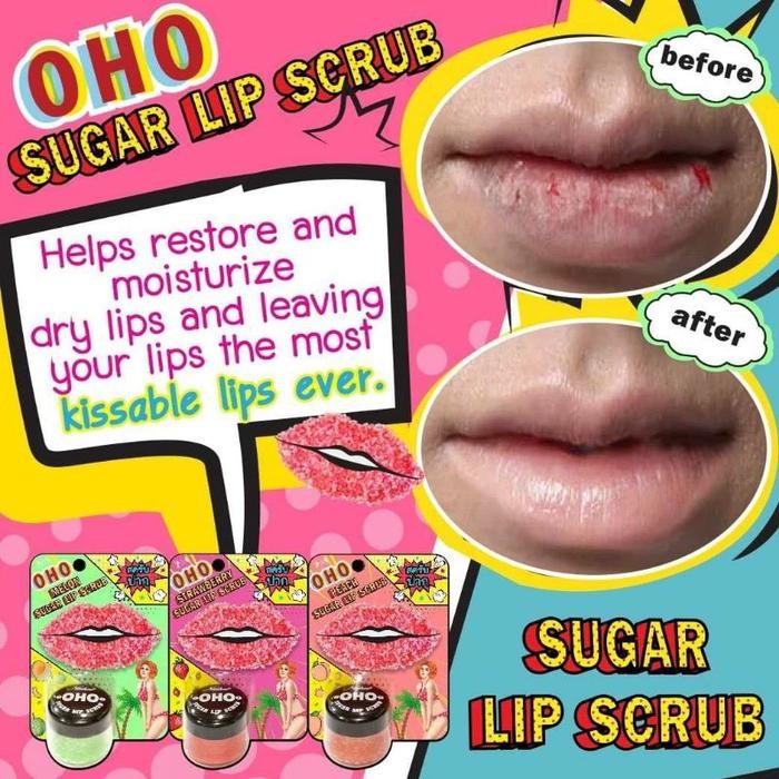 Oho Sugar Lip Scrub Thailand Original